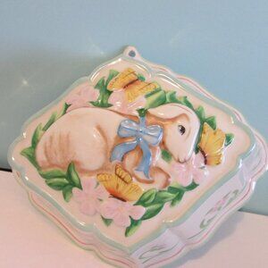 Vintage Hanging Ceramic Mold Franklin Mint Le Cordon Bleu Kitchen Easter Decor
